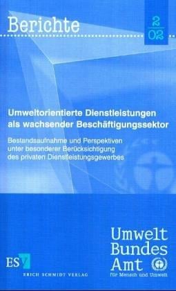 Umweltorientierte Dienstleistungen als wachsender Beschäftigungssektor