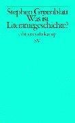 Was ist Literaturgeschichte?