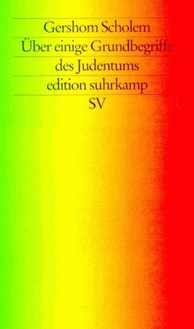 Über einige Grundbergriffe des Judentums