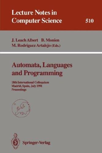 Automata, Languages and Programming