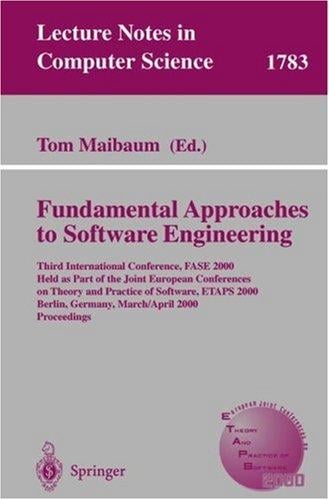 Fundamental Approaches to Software Engineering