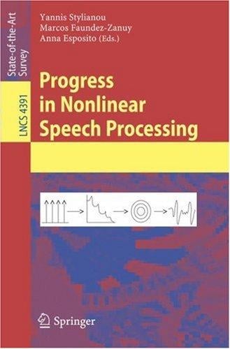 Progress in nonlinear speech processing