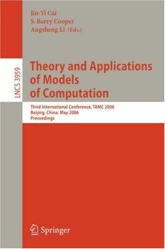Theory and applications of models of computation