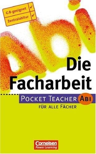 Pocket Teacher Abi, Die Facharbeit
