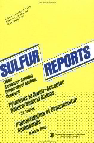 Photooxidation of Organo-Sulfur Compounds