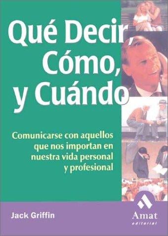 Qué decir, cómo y cuándo
