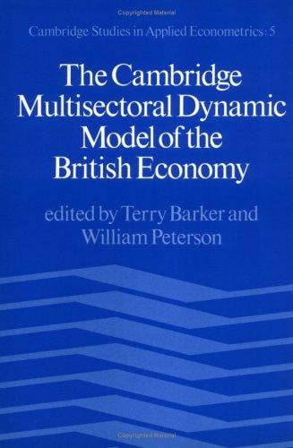 The Cambridge multisectoral dynamic model of the British economy