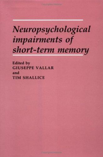 Neuropsychological impairments of short-term memory