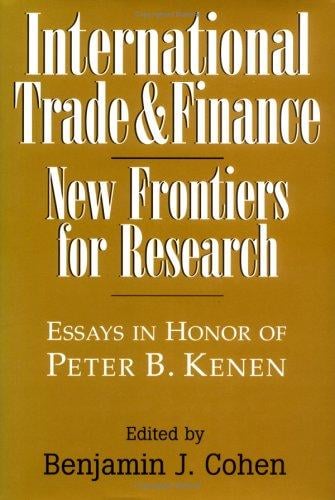 International Trade and Finance