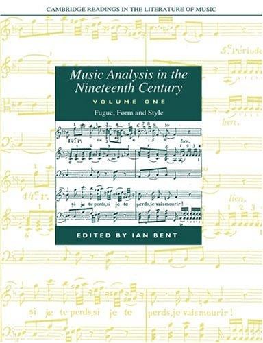 Music analysis in the nineteenth century