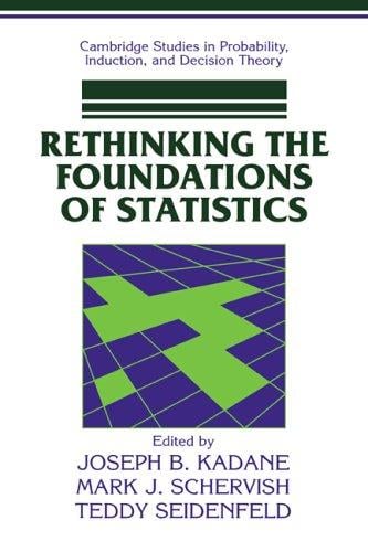 Rethinking the foundations of statistics