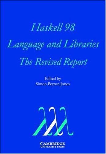 Haskell 98 language and libraries