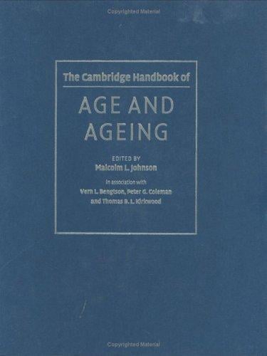 The Cambridge handbook of age and ageing