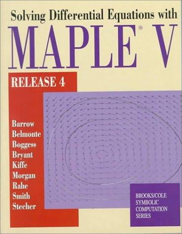 Solving differential equations with Maple V, release 4