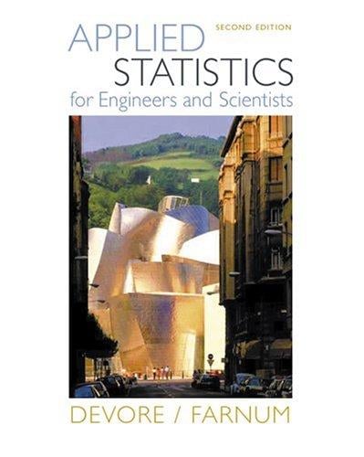 Applied statistics for engineers and scientists