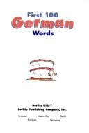 First 100 German words