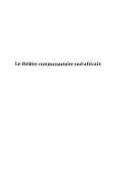 Le théâtre communautaire sud-africain