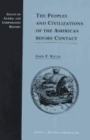 The peoples and civilizations of the Americas before contact