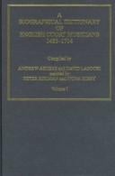 A biographical dictionary of English court musicians, 1485-1714