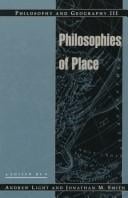 Philosophy and geography III