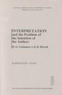 Interpretation and the problem of the intention of the author