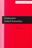 Contrastive lexical semantics