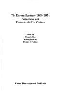 The Korean economy 1945-1995