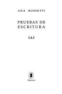 Pruebas de escritura