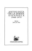 Antología de la poesía española, 1960-1975