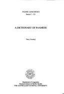 A dictionary of Paamese