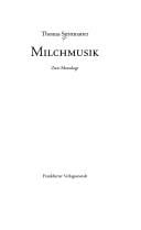 Milchmusik