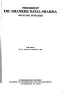 President Dr. Shanker Dayal Sharma