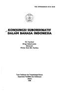 Konjungsi subordinatif dalam bahasa Indonesia