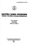 Sastra Jawa modern
