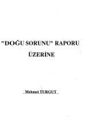 "Doğu sorunu" raporu üzerine
