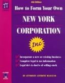How to form your own New York corporation