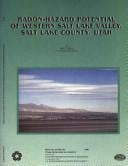 Radon-hazard potential of Western Salt Lake Valley, Salt Lake County, Utah