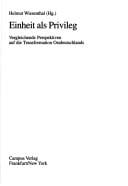 Einheit als Privileg