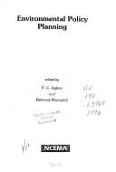 Environmental policy planning