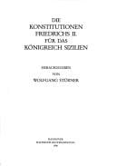 Die Konstitutionen Friedrichs II. für das Königreich Sizilien