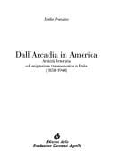 Dall'Arcadia in America