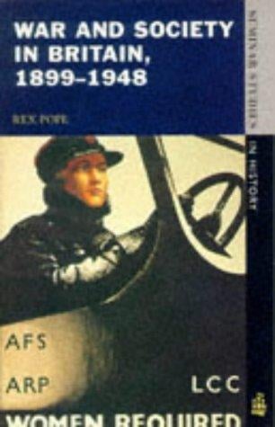 War and society in Britain, 1899-1948