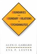 Boundaries and boundary violations in psychoanalysis