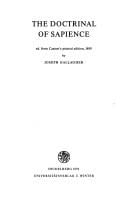 The Doctrinal of sapience