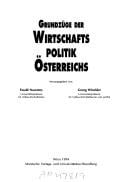 Grundzüge der Wirtschaftspolitik Österreichs
