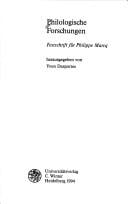 Philologische Forschungen
