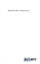 Ideologie und Utopie in der deutschen Literatur der Neuzeit