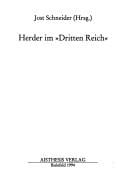 Herder im "Dritten Reich"