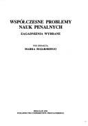 Współczesne problemy nauk penalnych