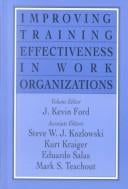Improving training effectiveness in work organizations